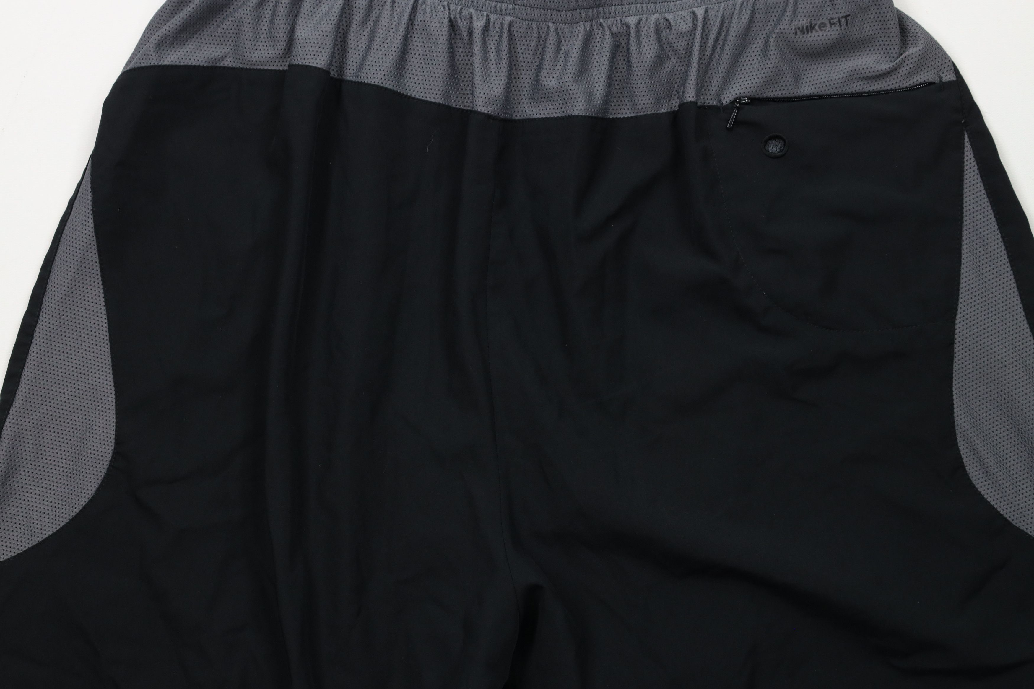 Nike × Vintage Vintage Y2K Nike Travis Scott Mini Swoosh Lined Shorts Black Size US 34 / EU 50 - 12 Thumbnail