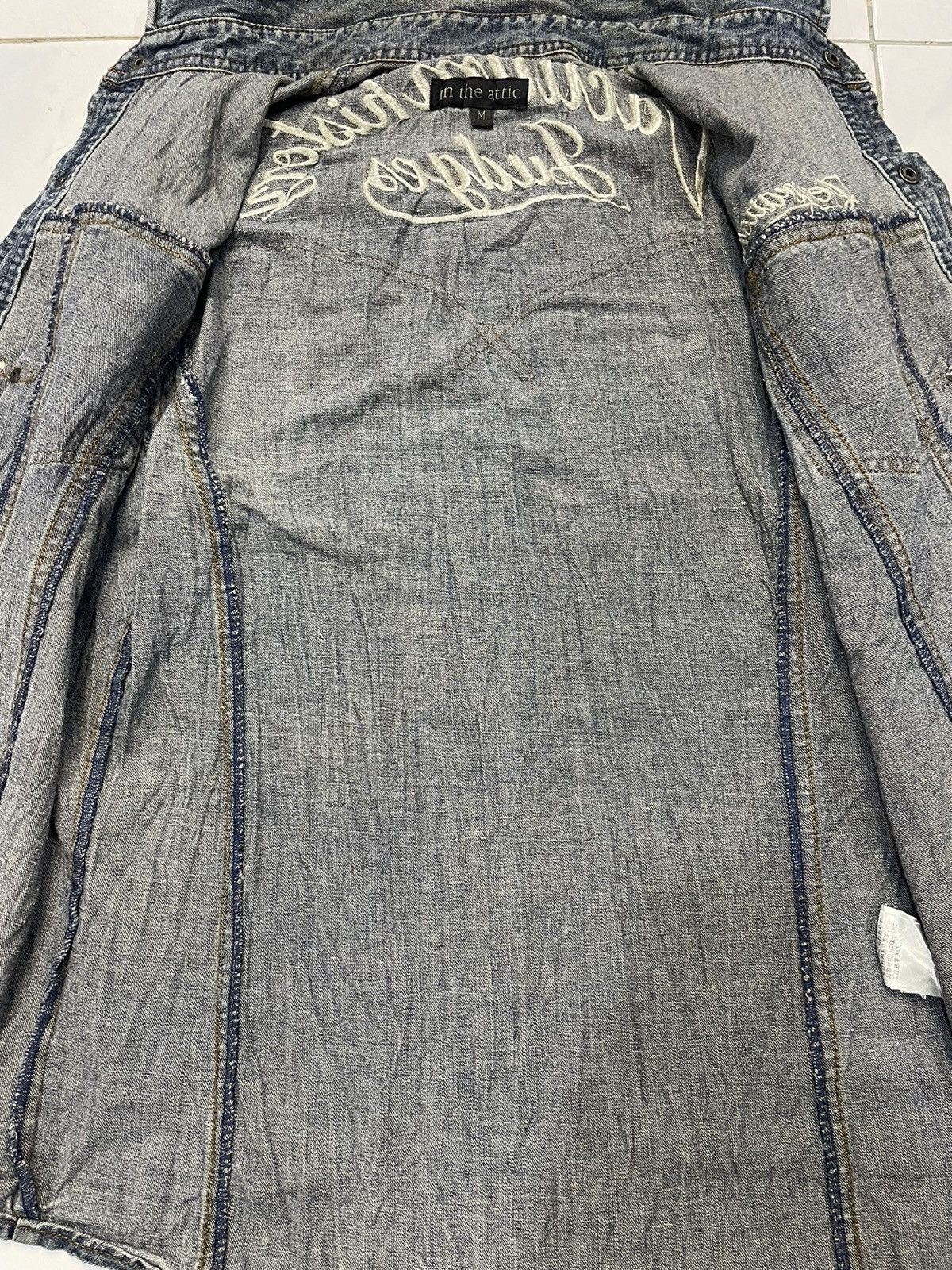 In The Attic In The Attic Trucker Denim Jacket Size US S / EU 44-46 / 1 - 5 Thumbnail