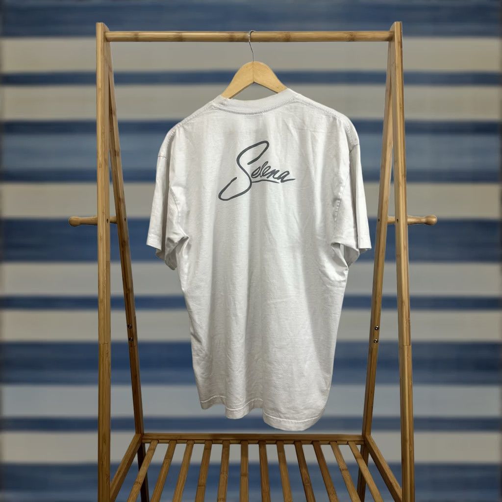 Vintage VTG Selena Quintanilla La Reina Rap Hip Hop Heavy Cotton T-Shirt XL White Mens Shirt Size US XL / EU 56 / 4 - 1 Thumbnail