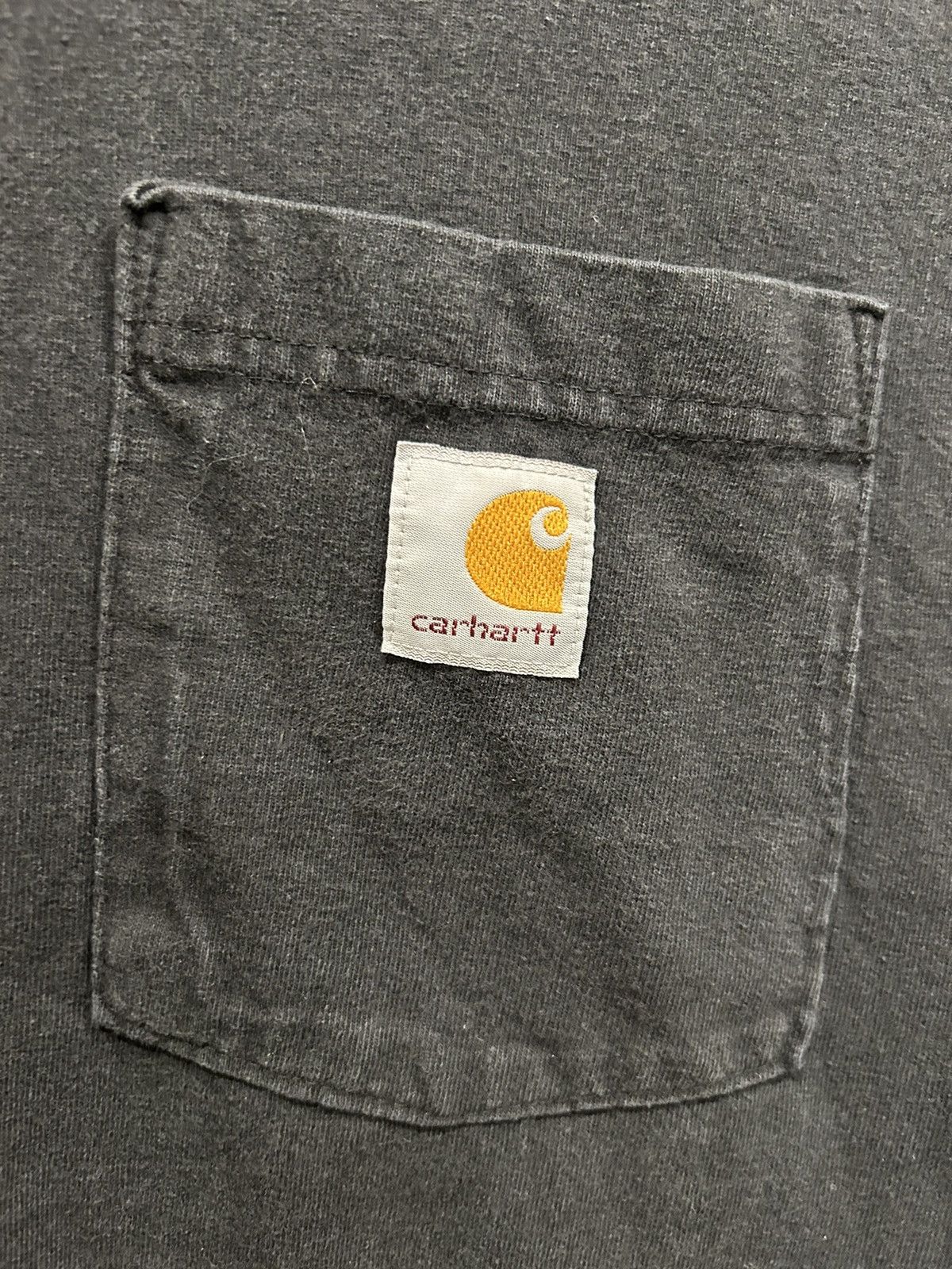 Carhartt × Vintage Vintage Y2K Sunfaded Carhartt Pocket Tee Size US S / EU 44-46 / 1 - 3 Thumbnail