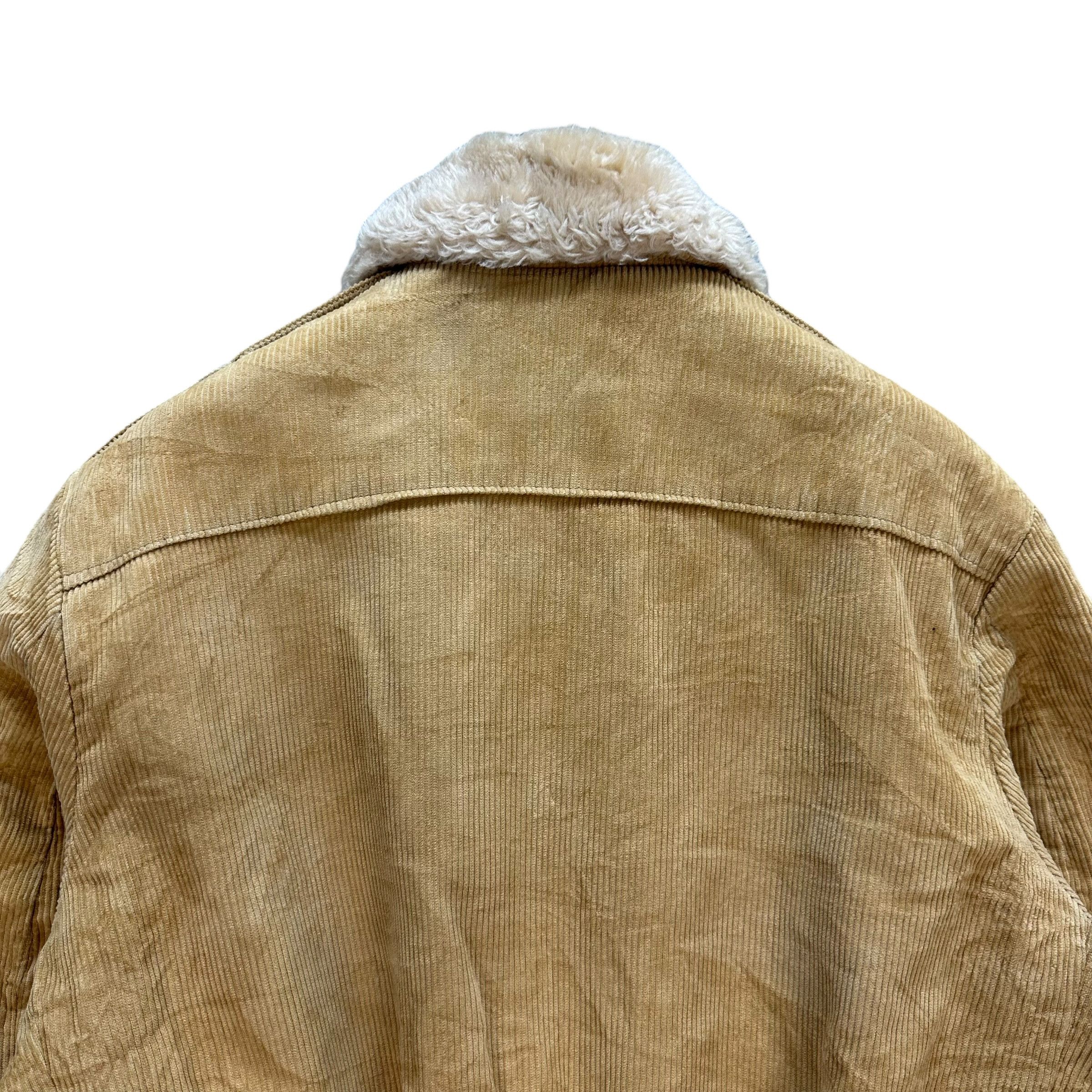 Schott 80's Schott NYC A2 Type Shearling Corduroy Jacket #A14-0357 Size US M / EU 48-50 / 2 - 14 Thumbnail