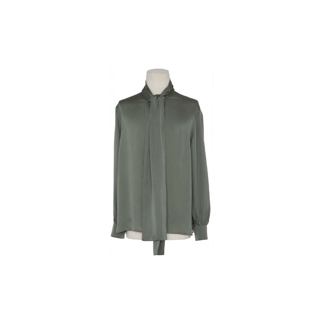 Saint Laurent Paris oc11z0126 803895 Blouses in Green Size S / US 4 / IT 40 - 1 Preview