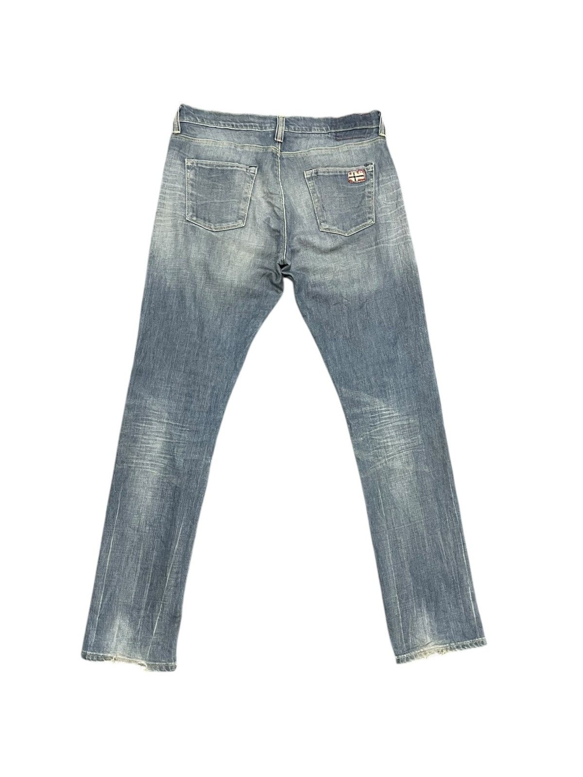 Napapijri Napapijri Stonewash Distressed Jeans Size US 34 / EU 50 - 9 Thumbnail