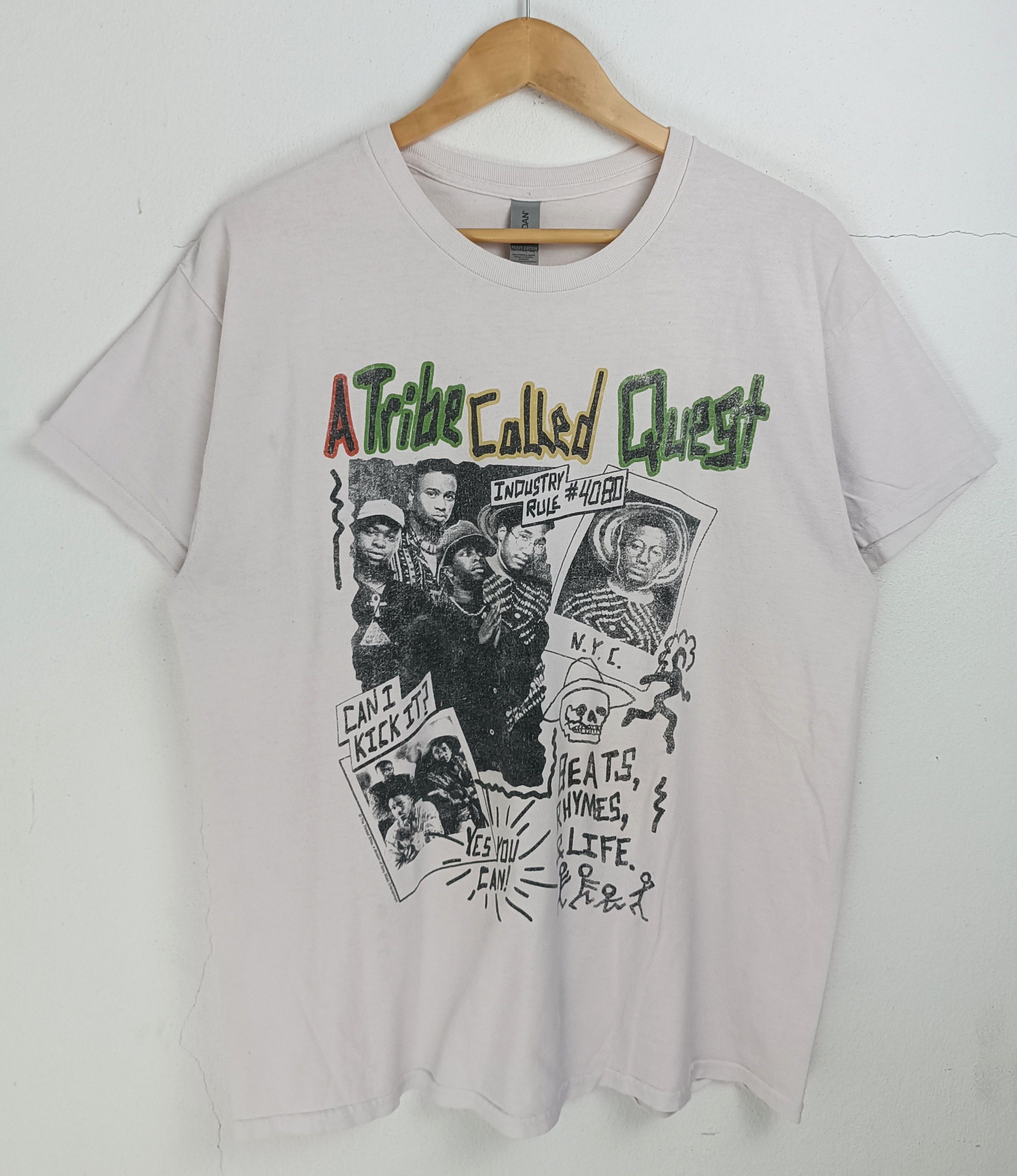 Rap Tees VINTAGE A TRIBE CALLED QUEST FADED TEE wutang nwa dre Size US L / EU 52-54 / 3 - 3 Thumbnail