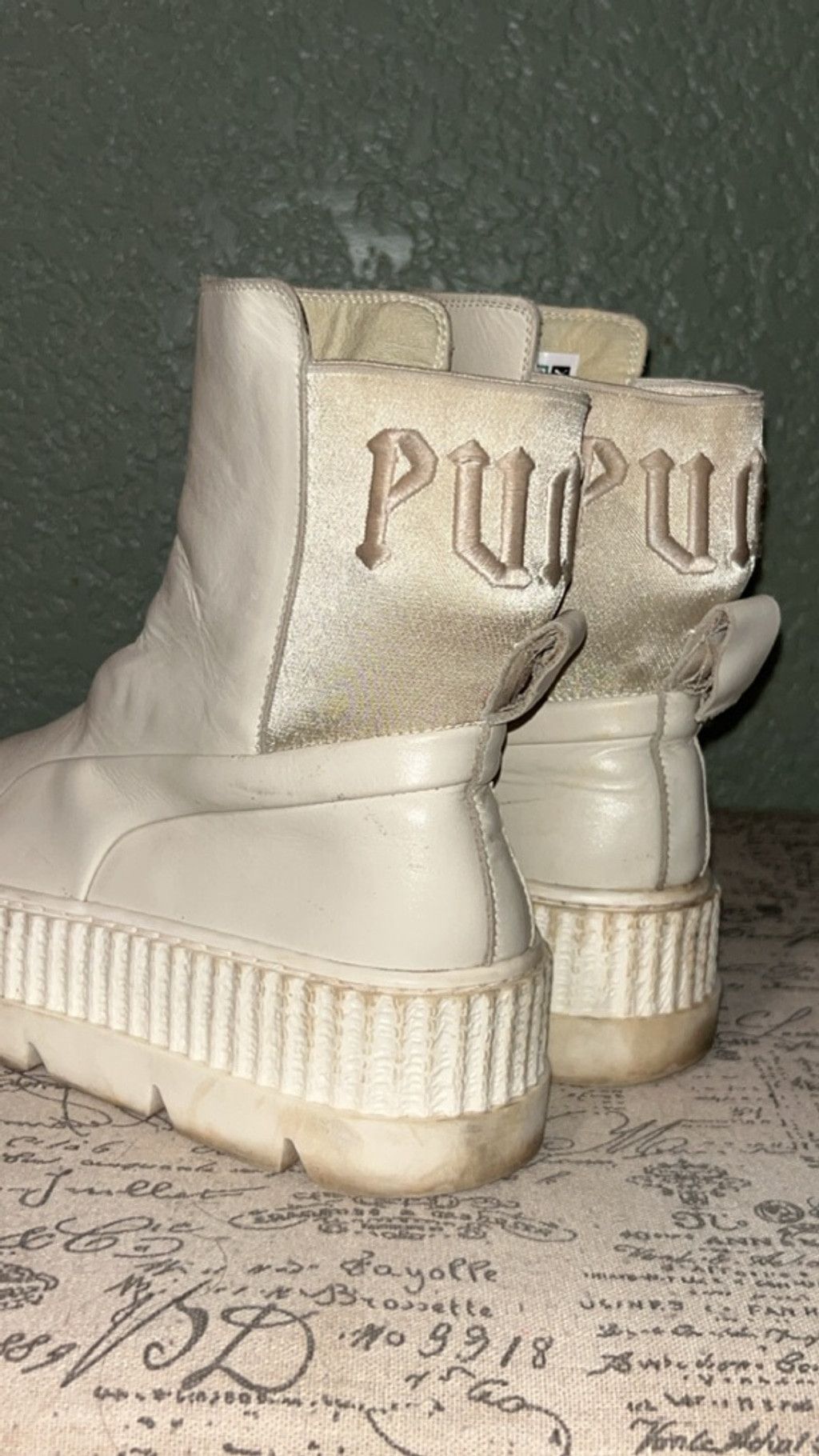 Puma Women's PUMA FENTY Creeper Ankle Boots White Size 7 Size US 7 / IT 37 - 2 Thumbnail