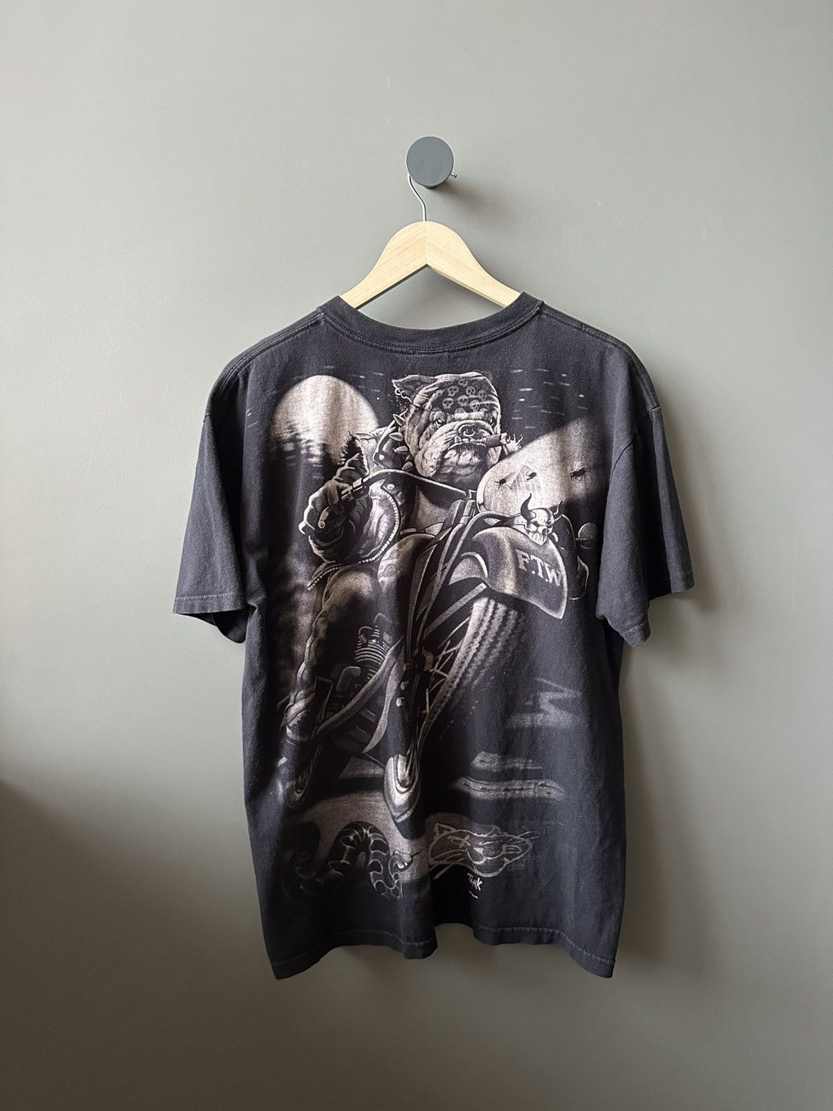 Liquid Blue Vintage 1996 Liquid Blue Bulldog Cats 2 Suck Tee 90s Size US M / EU 48-50 / 2 - 3 Thumbnail
