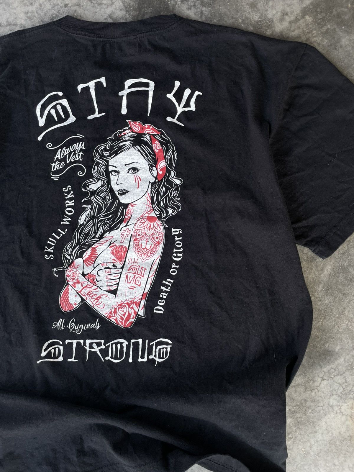 Japanese Brand Stay Strong by Skull Works Size US XL / EU 56 / 4 - 8 Thumbnail