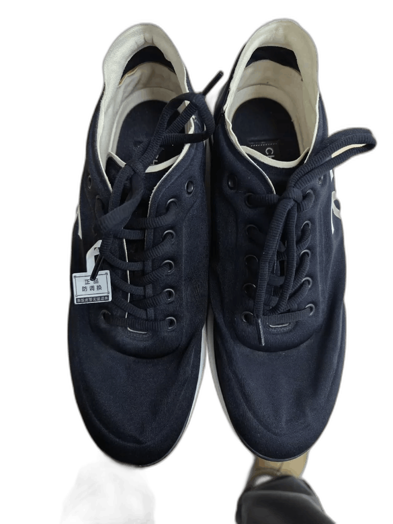 Chanel Chanel Black and White Sneakers -2505 Size US 10 / EU 43 - 1 Thumbnail
