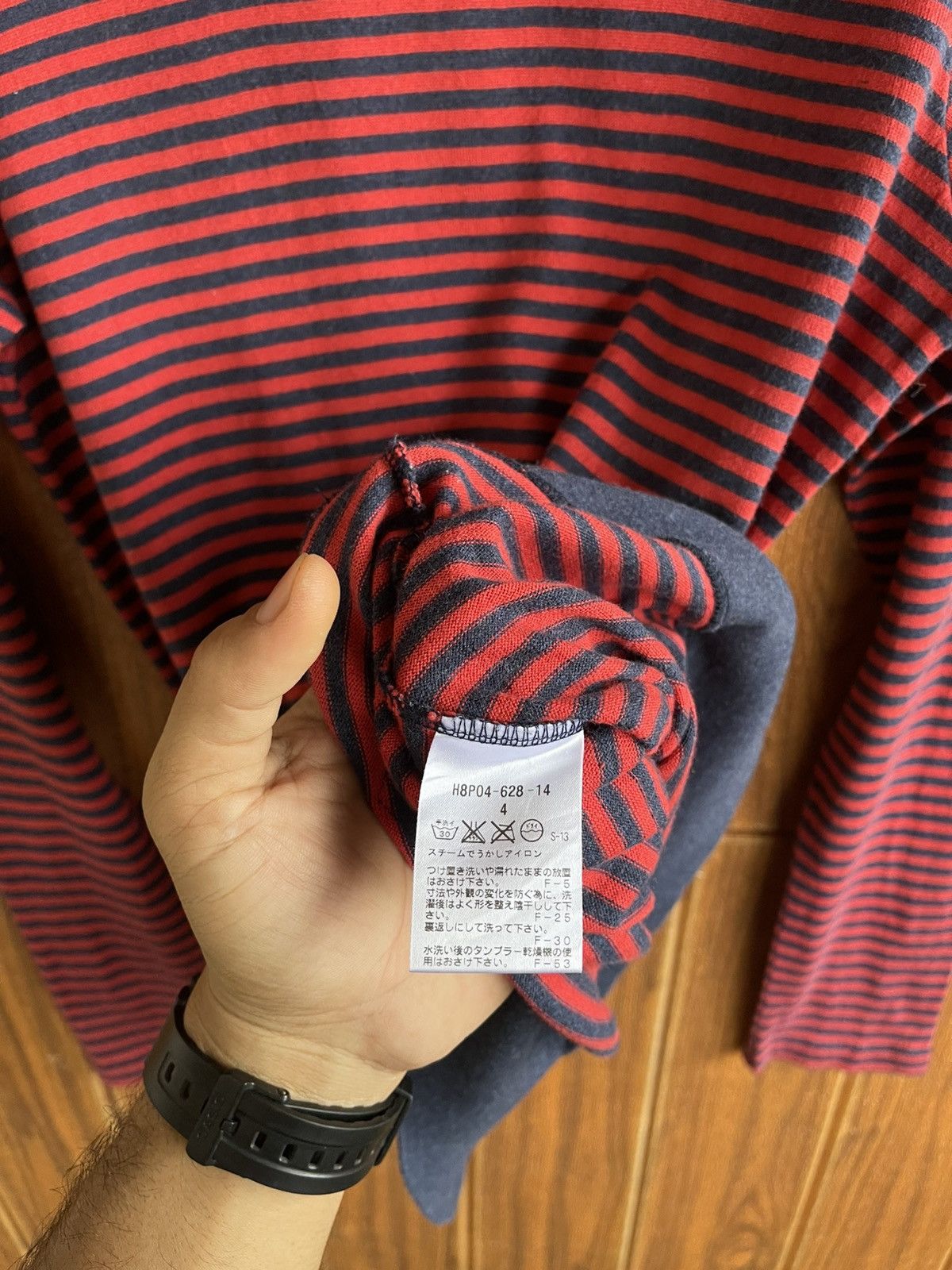 Kiko Kostadinov GCS24🔥MACKINTOSH PHILOSOPHY🔥Striped Sweatshirt Longsleeve Size US M / EU 48-50 / 2 - 10 Thumbnail