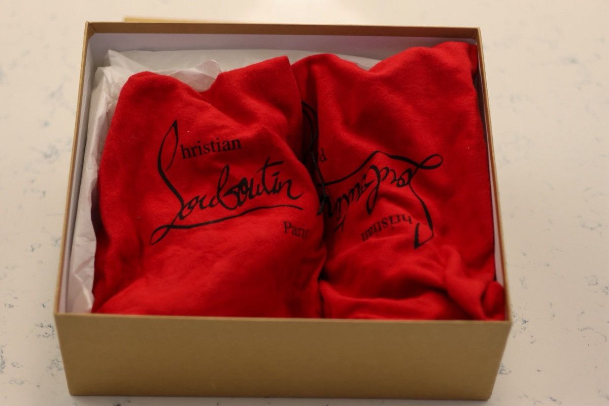 Christian Louboutin Christian Louboutin Choca 100 Specchio Glitter Heels Size US 7 / IT 37 - 3 Thumbnail