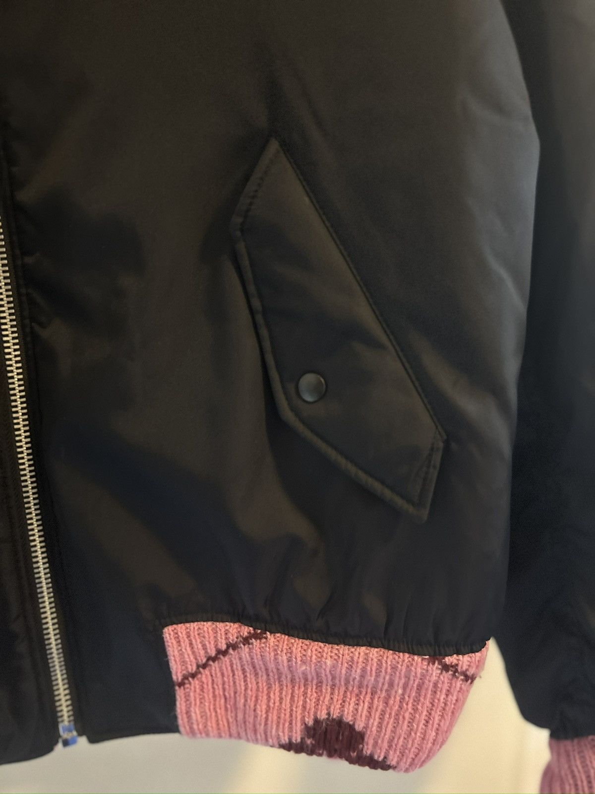 Prada × Raf Simons Prada x Raf Simons bomber jacket Re-Nylon with Jacquard Knit Size S / US 4 / IT 40 - 5 Thumbnail