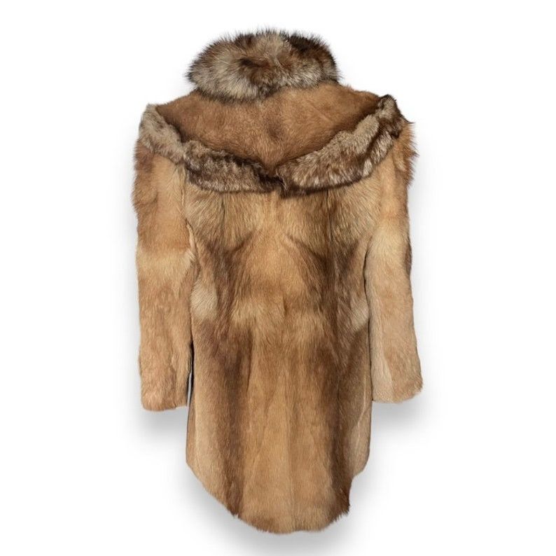 Japanese Brand × Vintage Iconic Vintage 80s Fox Fur Coat oversized Y2K Size M / US 6-8 / IT 42-44 - 4 Thumbnail