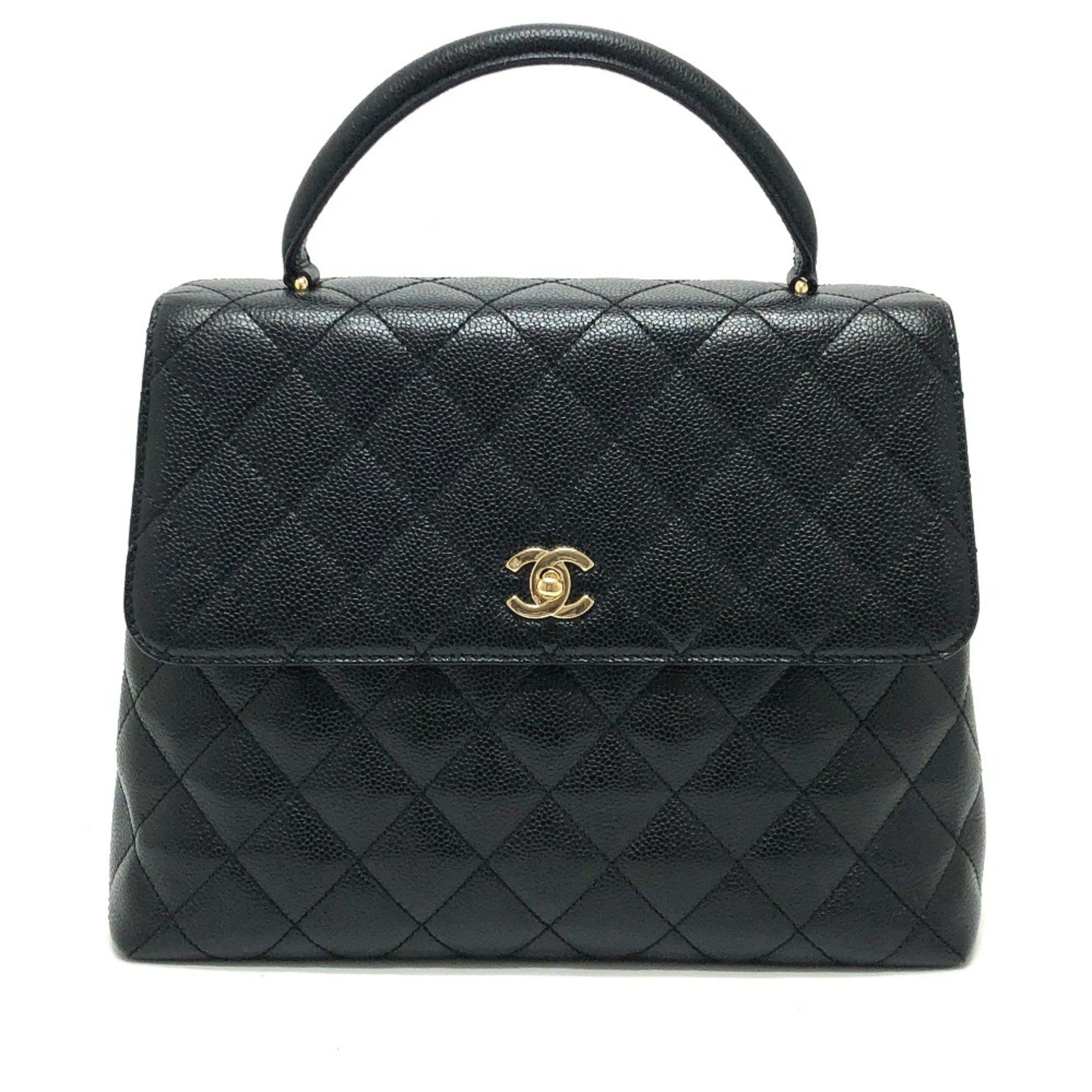 Chanel Chanel CC Mark CC Bag Tote Bag Hand Bag Black GoldHardware Size ONE SIZE - 1 Thumbnail