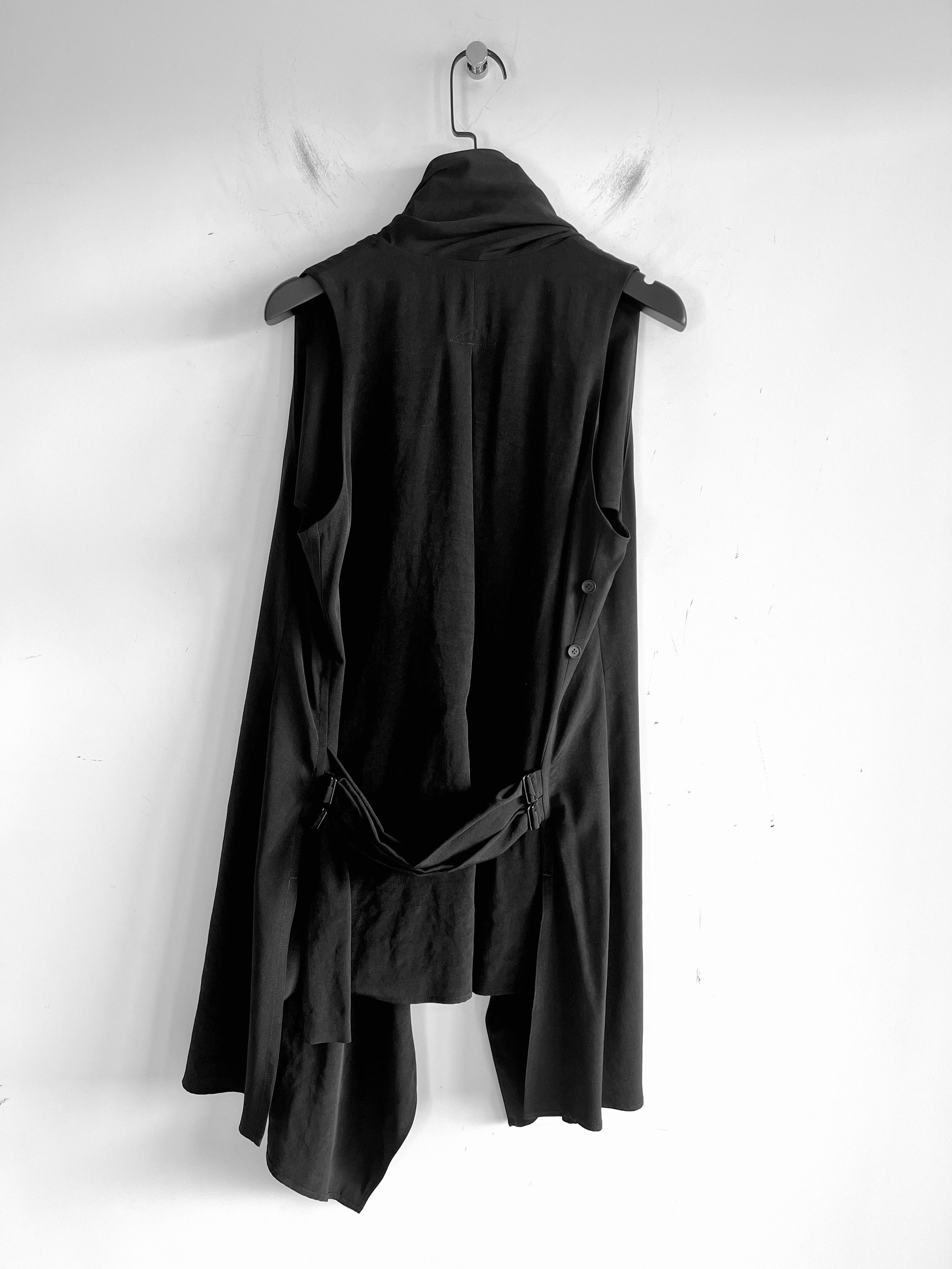 Yohji Yamamoto Yohji Yamamoto Femme - Sleeveless Long Jacket Vest Blouse Size S / US 4 / IT 40 - 15 Thumbnail
