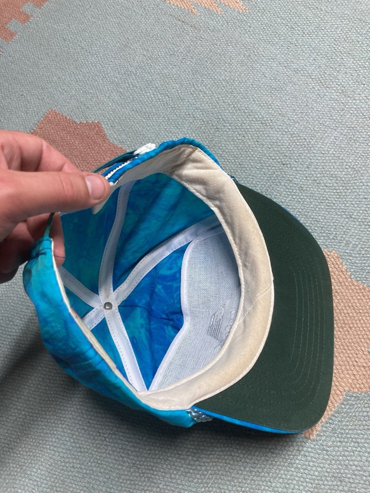 Vintage Strapback hat zipper electrocom automation tie dye summer Size ONE SIZE - 7 Thumbnail
