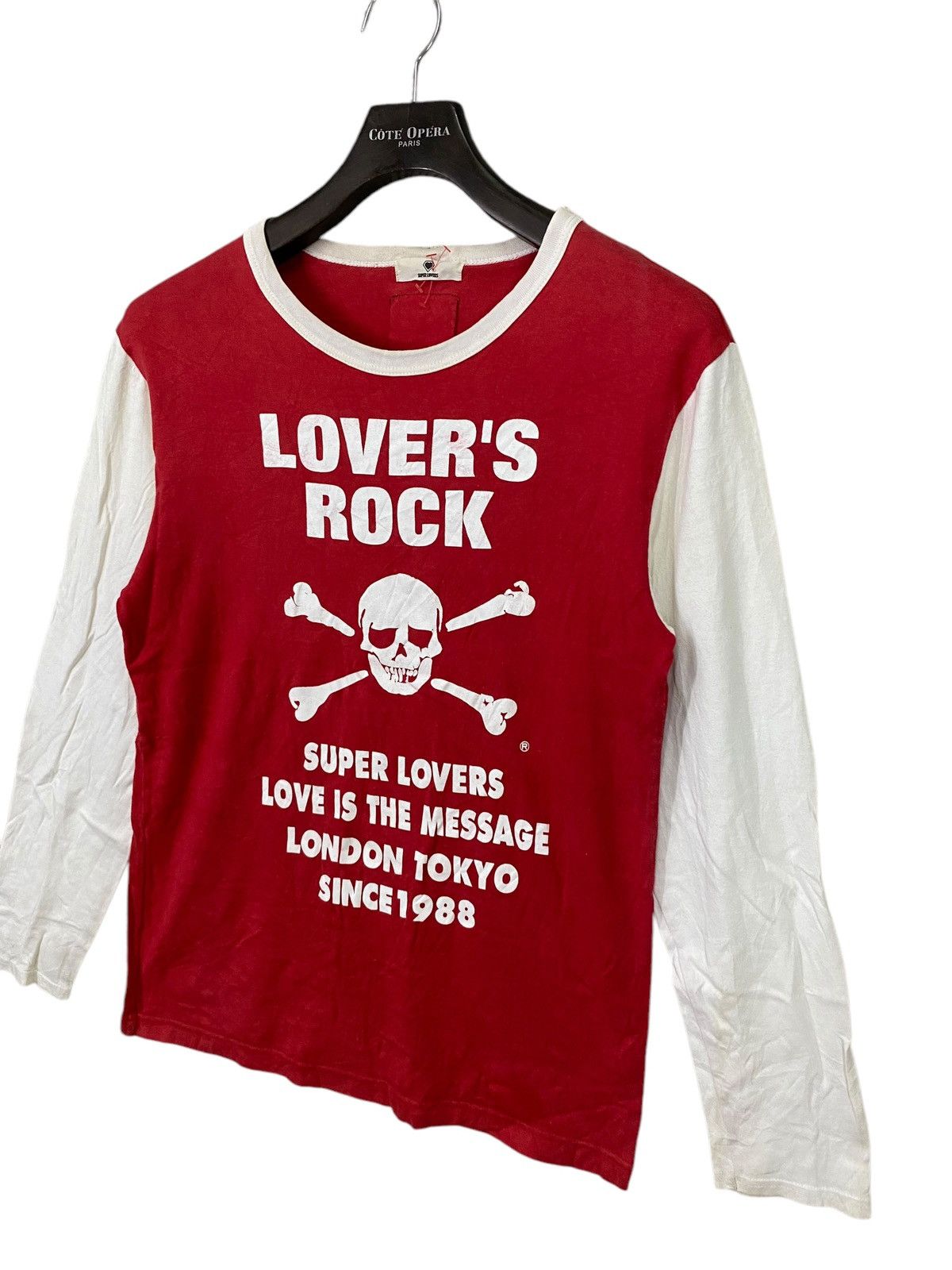 Super Lovers Vintage lover's rock skull by super lover tshirt longsleeve Size US M / EU 48-50 / 2 - 3 Thumbnail