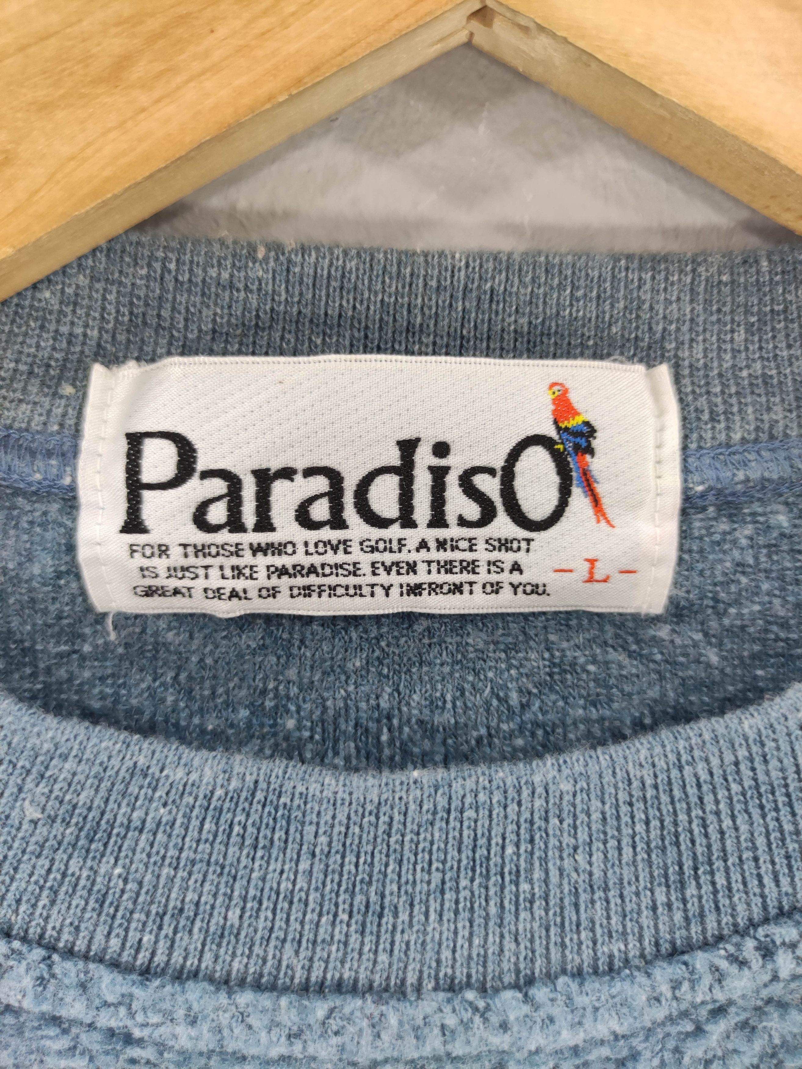 Japanese Brand Vintage Paradiso Sweatshirt Jumper Block Colour Size US L / EU 52-54 / 3 - 4 Thumbnail