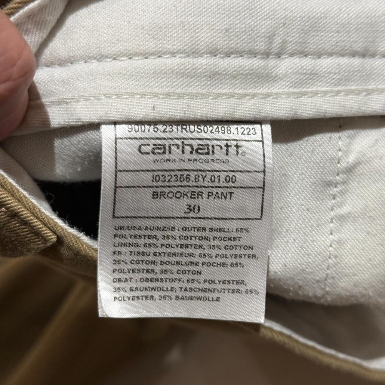 Carhartt Wip Carhartt WIP Baggy Chino “Brooker” Pant Size US 30 / EU 46 - 6 Thumbnail