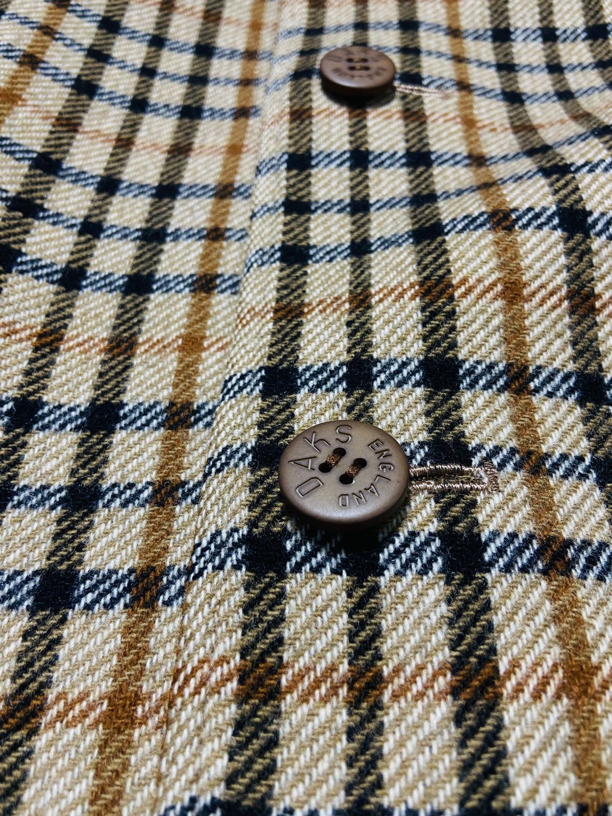 DAKS Daks England Reversible Wool Jacket Size M / US 6-8 / IT 42-44 - 9 Thumbnail
