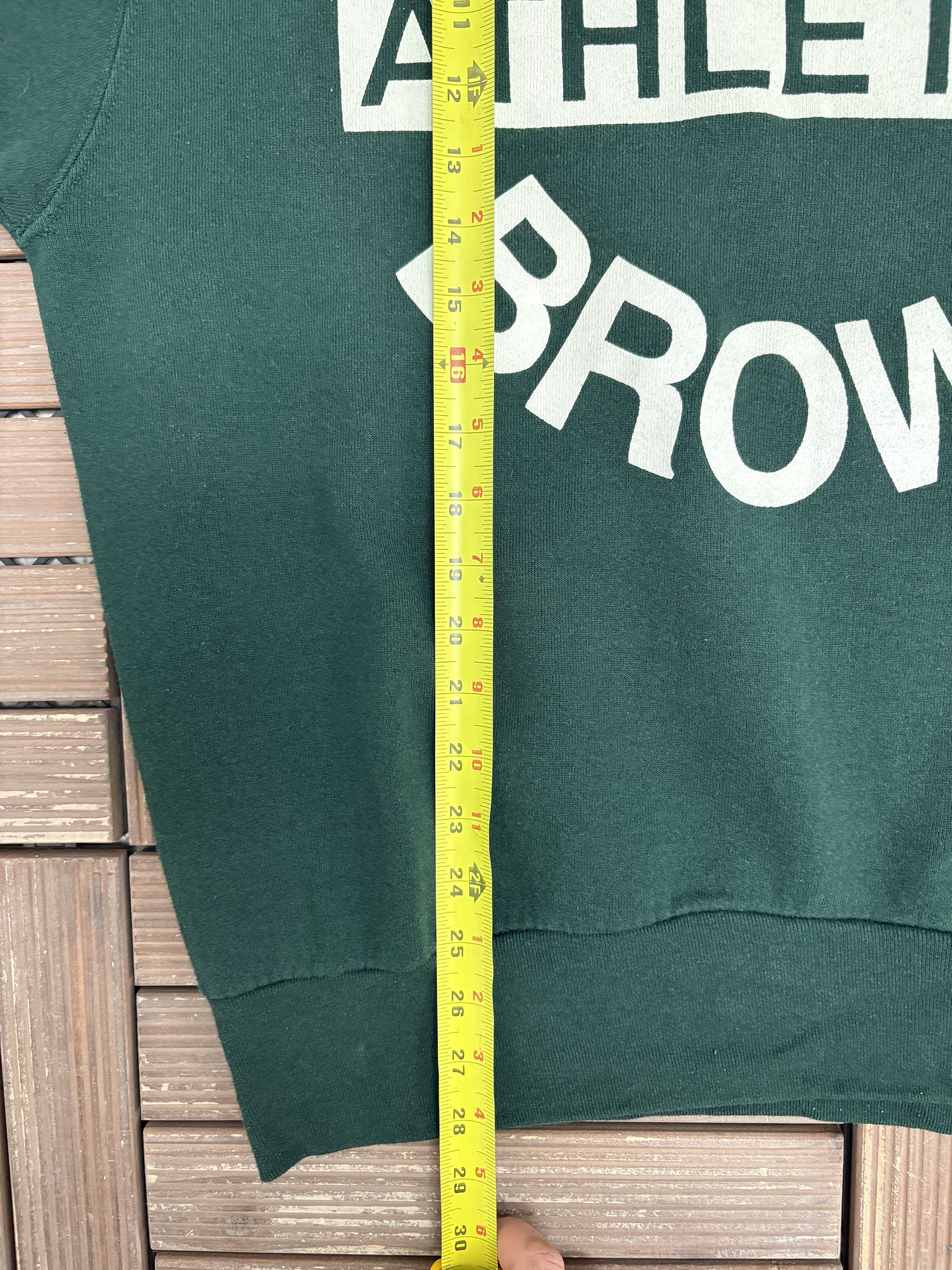 Vintage George Brown Huskies Athletics Vintage Green Crewneck Size US XL / EU 56 / 4 - 8 Thumbnail