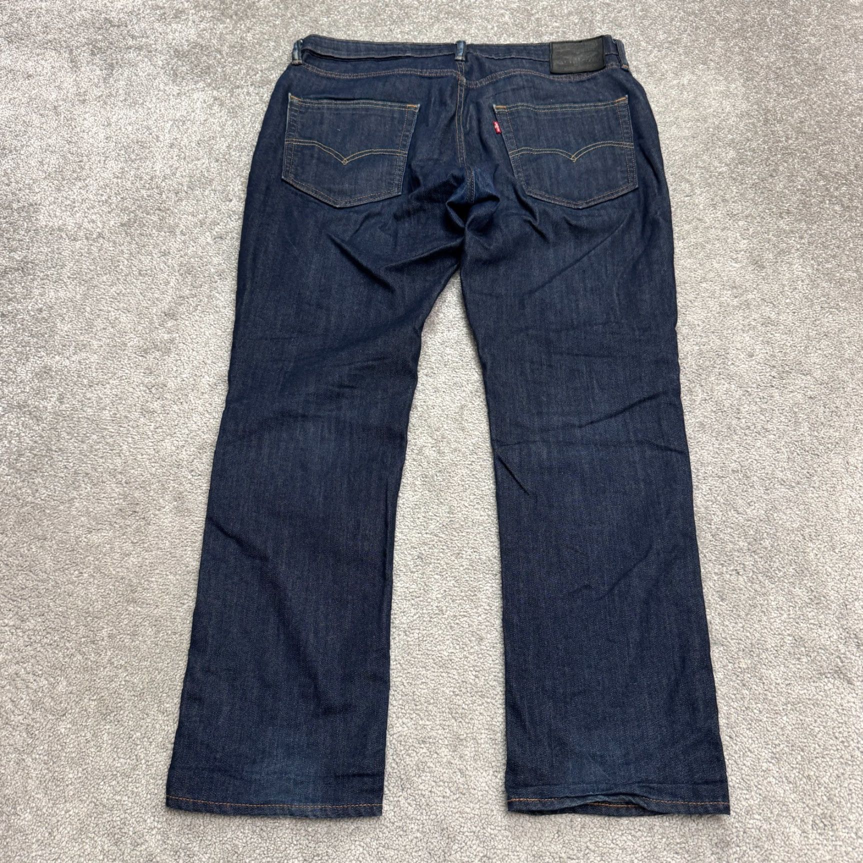 Levi's Levi's 511 Slim Stretch Denim Jeans Men 36x30 Blue Dark Wash Straight Leg Cotton Size US 36 / EU 52 - 2 Thumbnail
