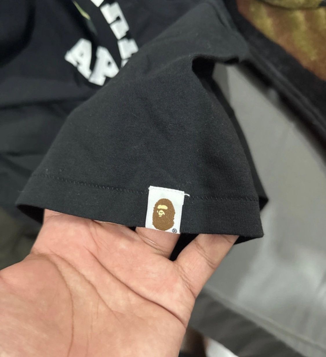 Bape Bape Camo “A bathing ape” tee Size US L / EU 52-54 / 3 - 2 Thumbnail