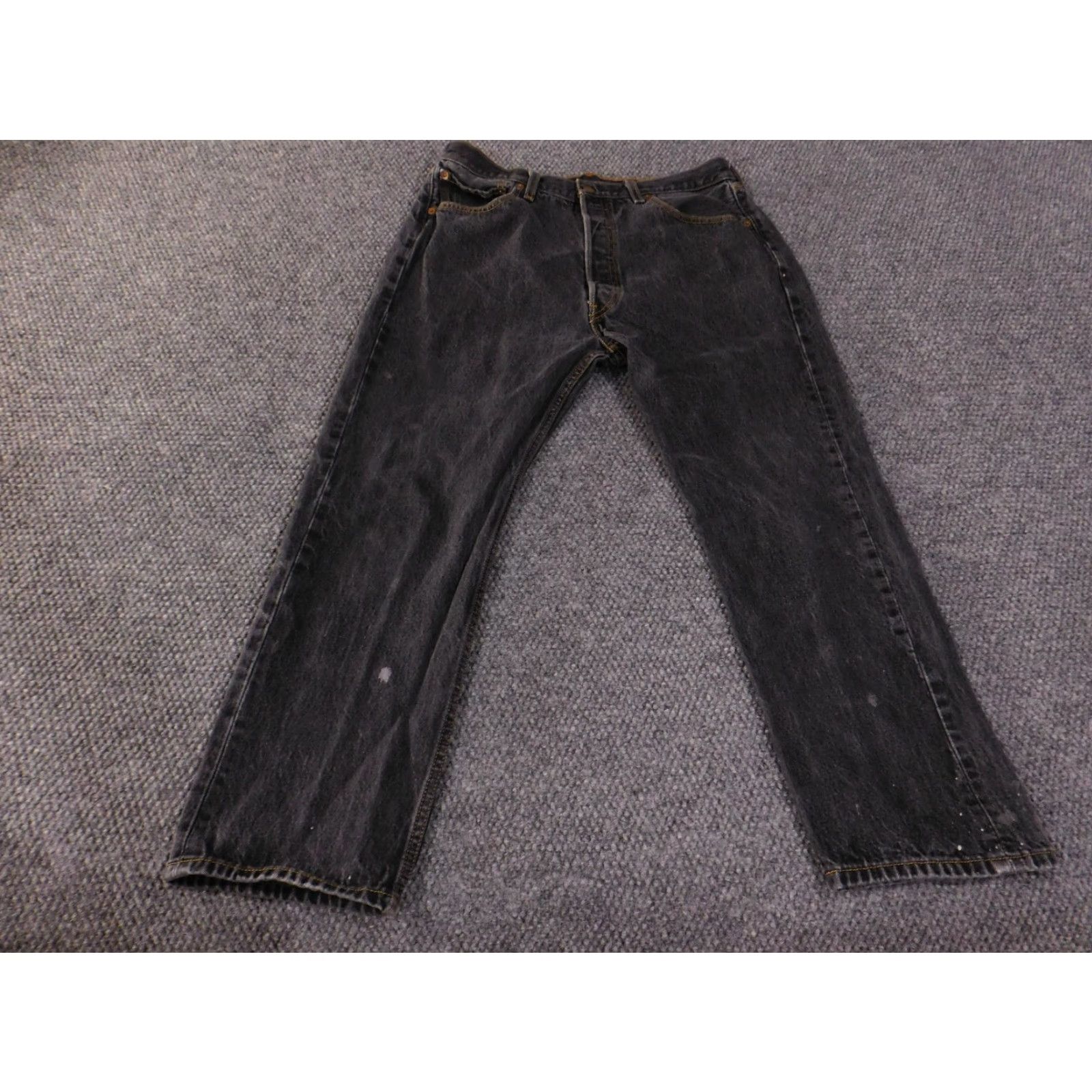 Levi's VINTAGE Levis 501XX Jeans Mens 35x30 black straight classic Size US 38 / EU 54 - 2 Thumbnail