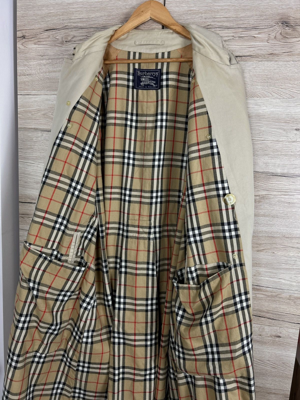 Burberry Burberrys 90s Double-row Coat Size US L / EU 52-54 / 3 - 2 Thumbnail