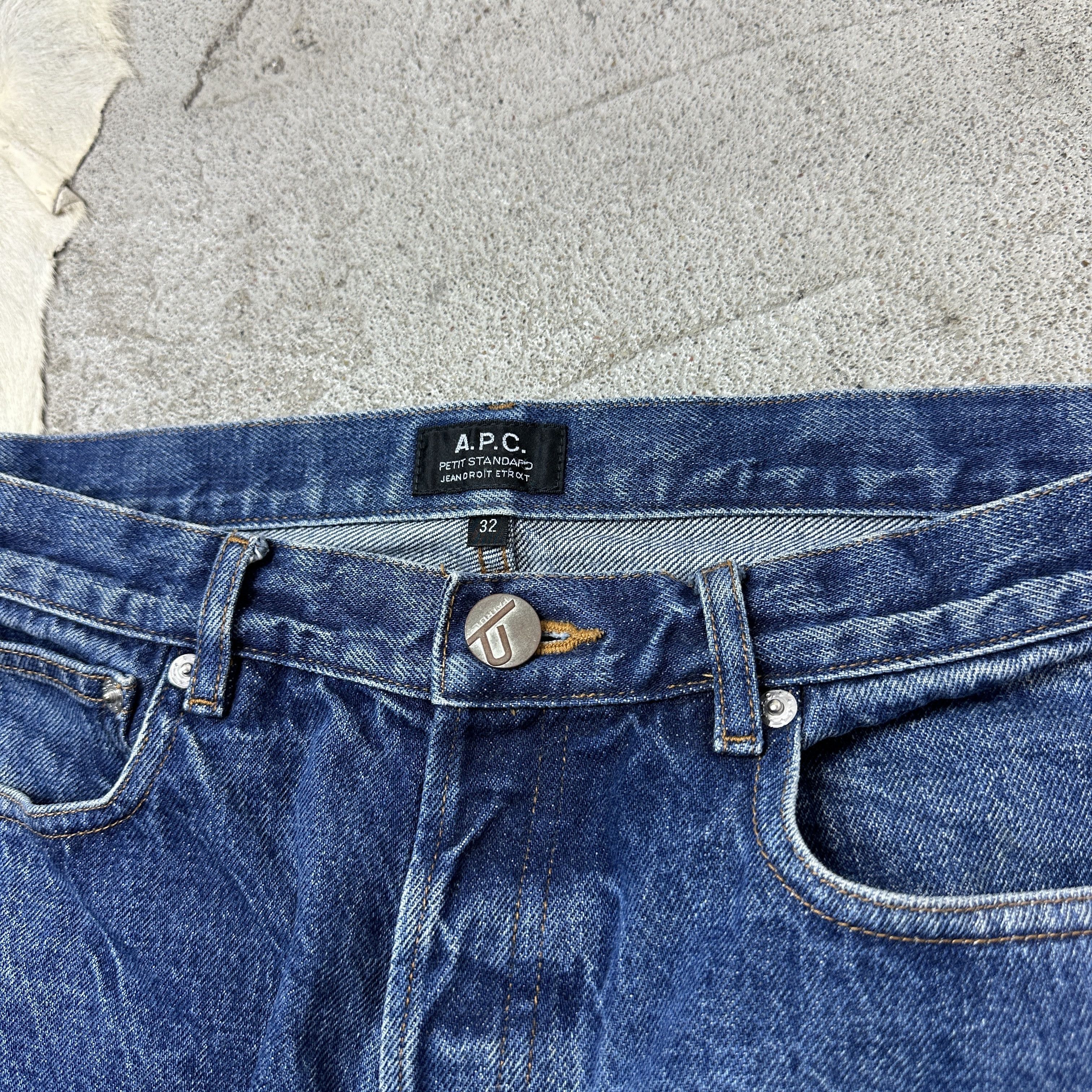 A.P.C. Vintage Streetwear APC Selvedge Denim Jeans Y2K Size 32" / US 10 / IT 46 - 5 Thumbnail