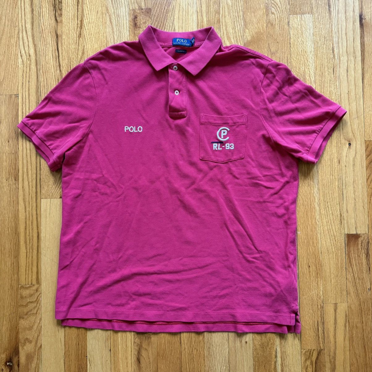 Polo Ralph Lauren Polo Ralph Lauren CP-93 Polo Shirt Red Size L Size US L / EU 52-54 / 3 - 1 Thumbnail