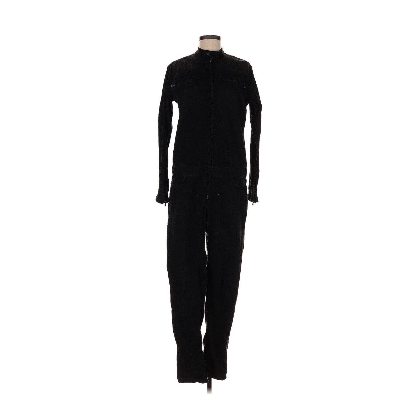 6397 6397 JUMPSUITS Cotton Long Sleeve Utility SOLID vintage M Size 28" / US 6 / IT 42 - 2 Thumbnail