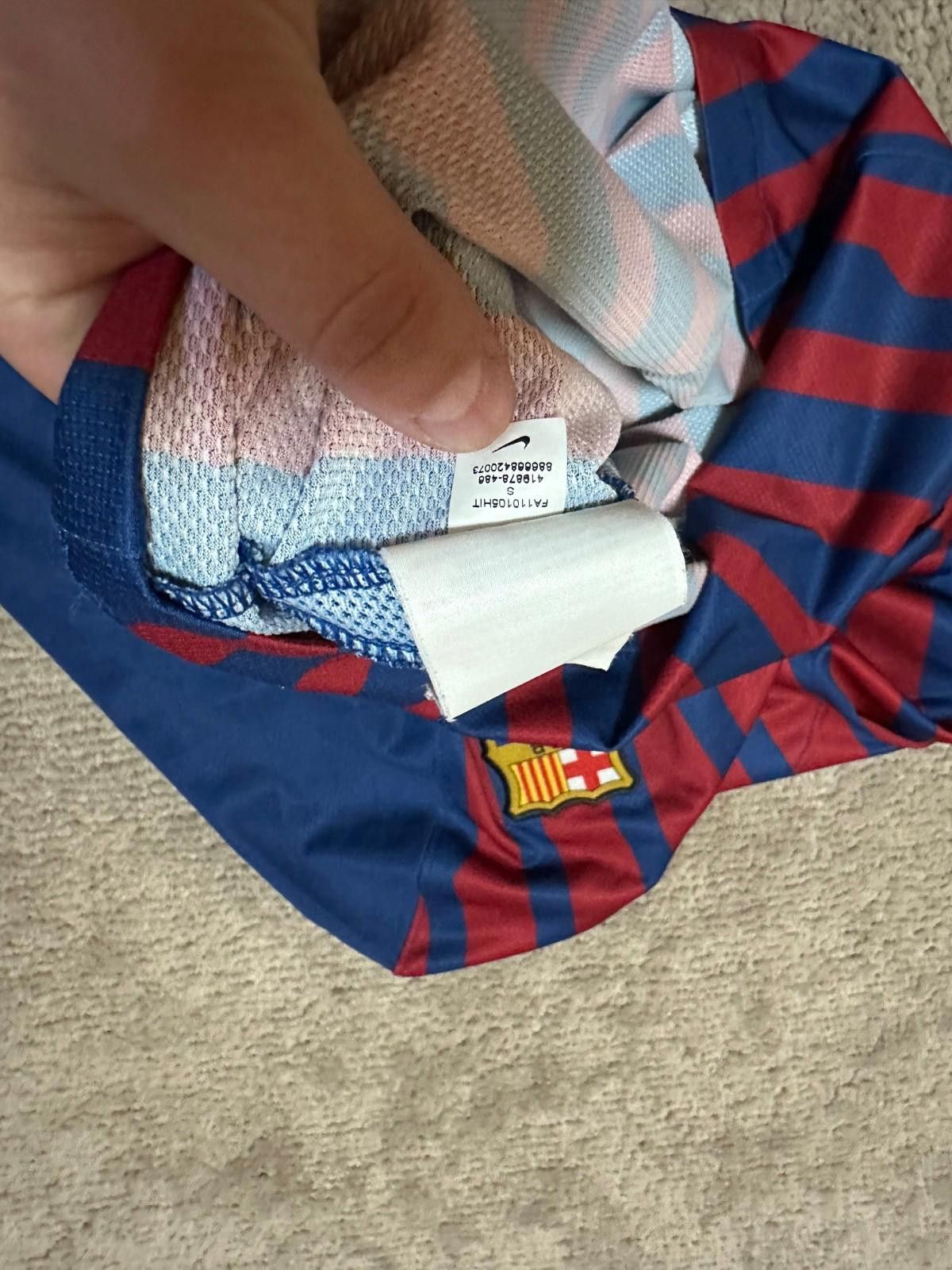 Nike BARCELONA 2011 2012 HOME SHIRT JERSEY LONG SLEEVE NIKE S Size US S / EU 44-46 / 1 - 7 Thumbnail