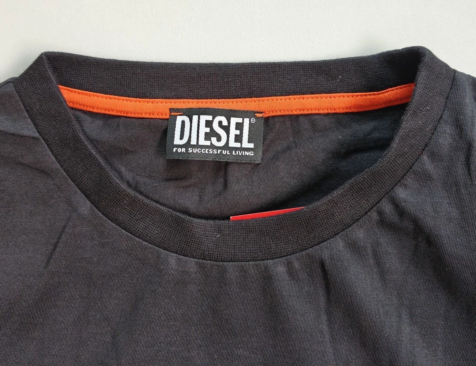 Diesel DIESEL Black T-Shirt With Logo Patch T 4122 Size US XL / EU 56 / 4 - 4 Thumbnail