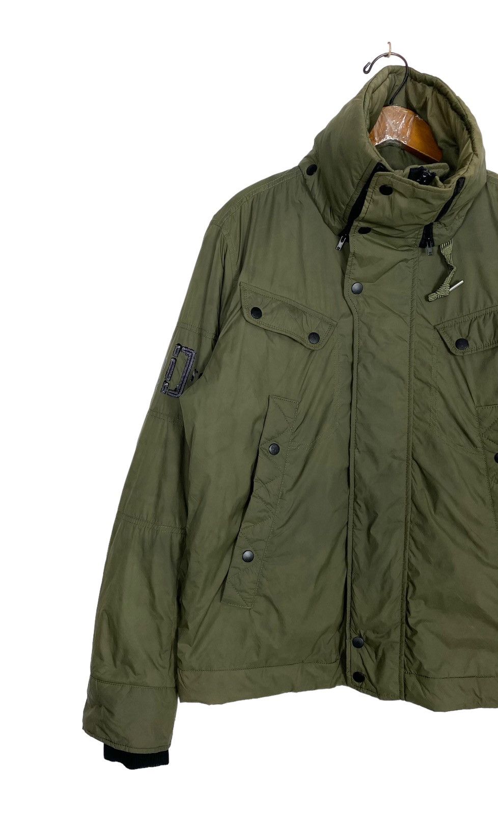 Diesel Rare‼️ Diesel Nylon Military Jacket Size US M / EU 48-50 / 2 - 3 Thumbnail