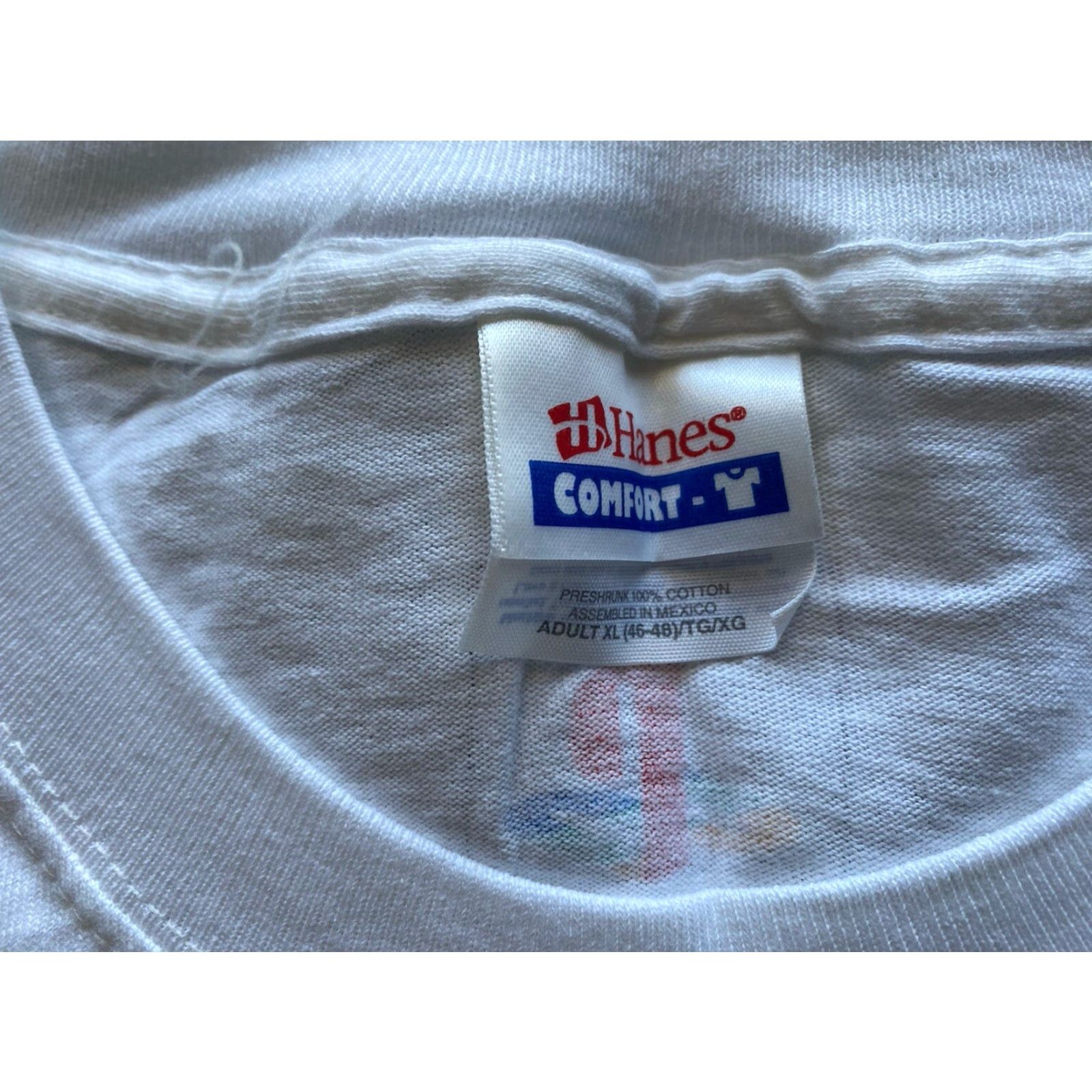 Hanes VINTAGE Hanes PS One Logo T Shirt Men’s XL White Size US XL / EU 56 / 4 - 3 Thumbnail