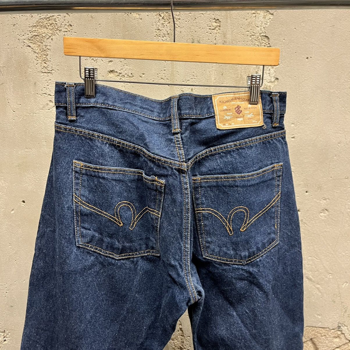 Rocawear Rocawear Vintage Y2K Dark Wash Fit Baggy Jeans 36x30 Skater Size US 36 / EU 52 - 6 Thumbnail