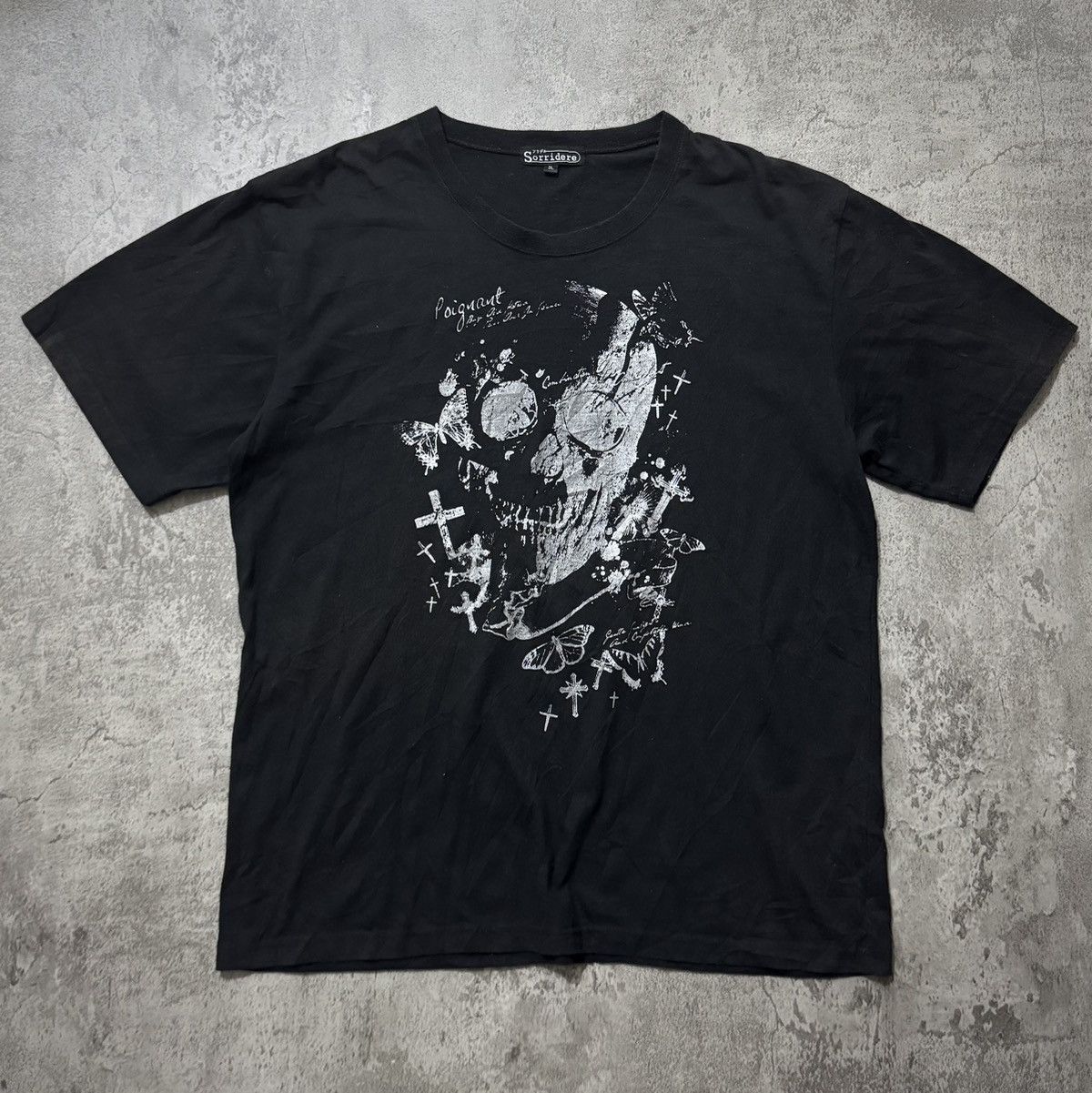 Hysteric Glamour Sorridere skull poem grunge tee Size US L / EU 52-54 / 3 - 1 Thumbnail