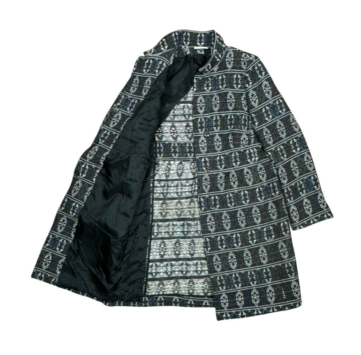 Akris Akris Punto Knit Wool-Viscose Coat Ornament Printed Size XL / US 12-14 / IT 48-50 - 17 Thumbnail