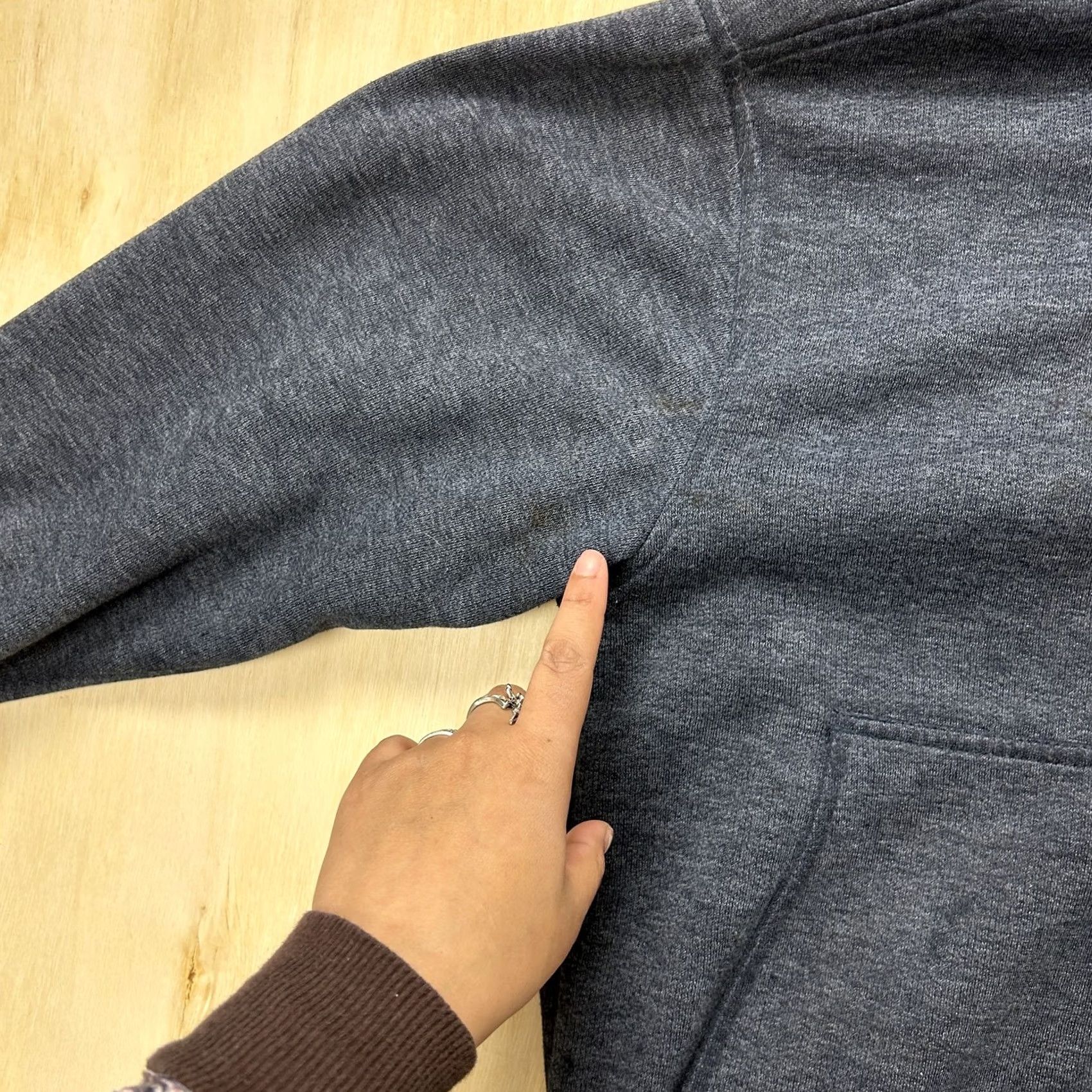 Vintage VINTAGE Franklin Sports Hoodie Mens M Full Zip Gray Sweatshirt Size US M / EU 48-50 / 2 - 6 Thumbnail