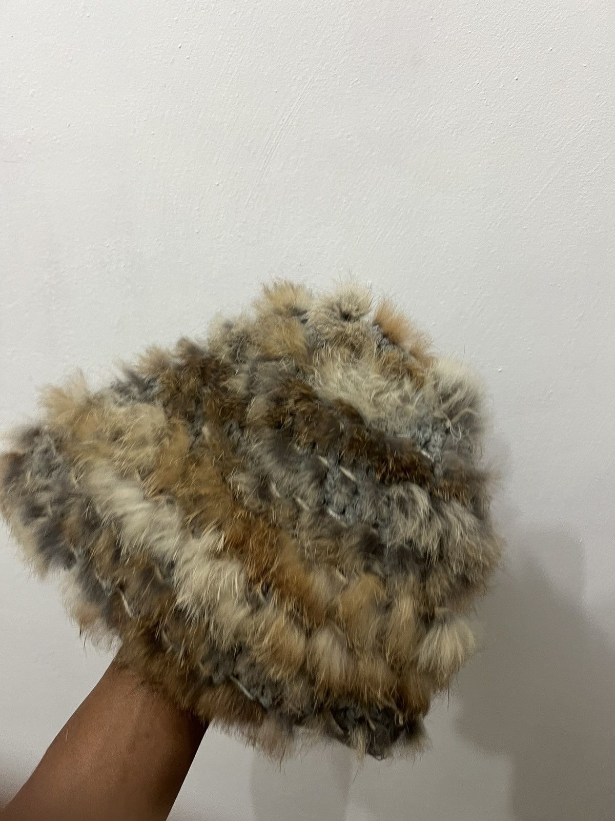 Japanese Brand Mohair Faux Fur Hat Size ONE SIZE - 7 Thumbnail