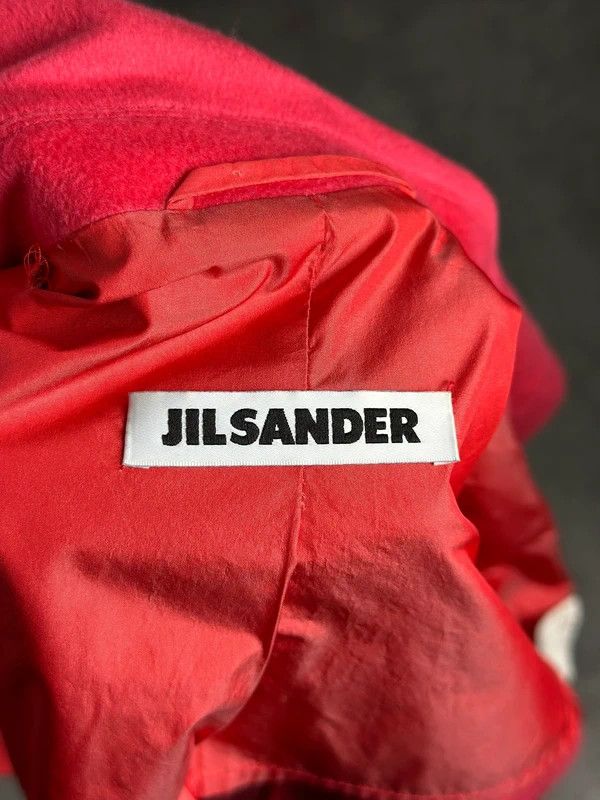 Red Cashmere & Silk Blazer by Jil Sander – AW09 Collection