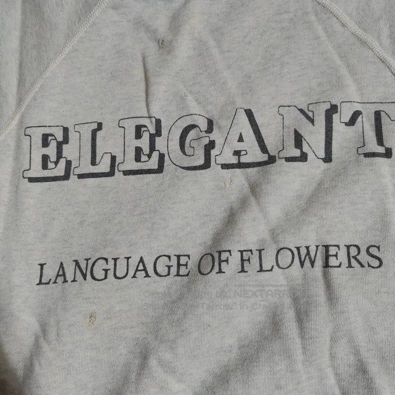 Saint Michael Saint Michael Rose print worn-out pullover sweatshirt Size US M / EU 48-50 / 2 - 9 Thumbnail