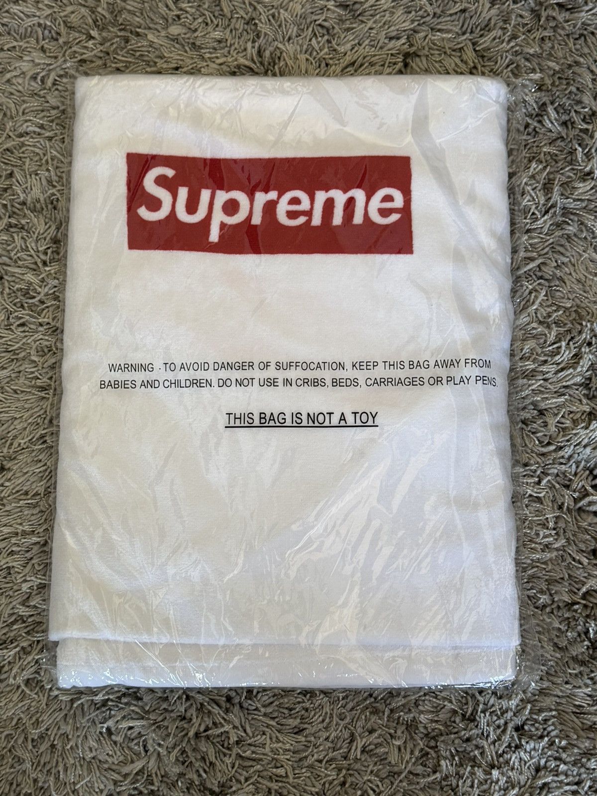Supreme Box Logo Beach Towel | Grailed