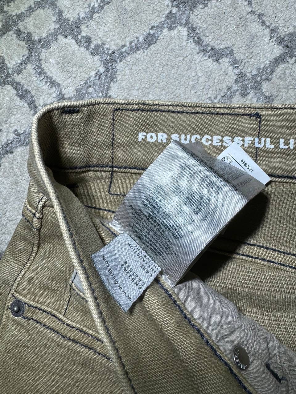 Diesel × Japanese Brand × Vintage Diesel Vintage Japanese Streetwear y2k Beige Denim Jeans Size US 32 / EU 48 - 10 Thumbnail