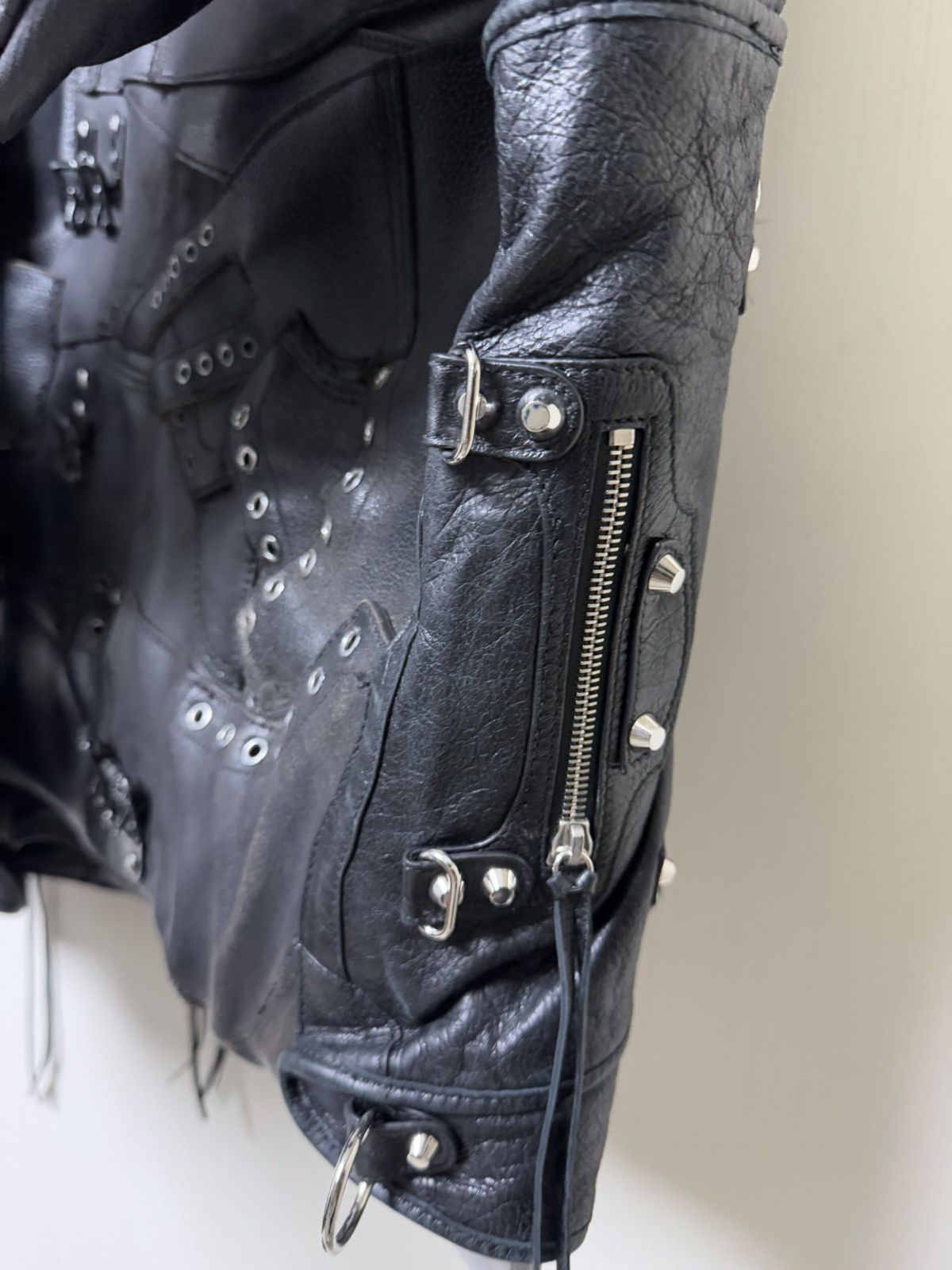 Balenciaga Balenciaga SS21 leather jacket Size US S / EU 44-46 / 1 - 6 Thumbnail