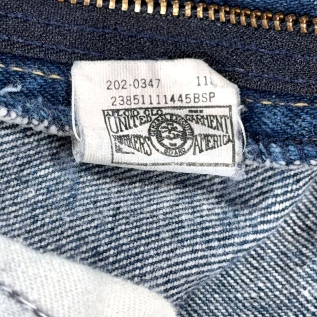Lee VINTAGE Lee Jeans Mens 32x30 Blue Bootcut Riders Talon USA Denim 70s 33x30 Tag Size US 32 / EU 48 - 5 Thumbnail