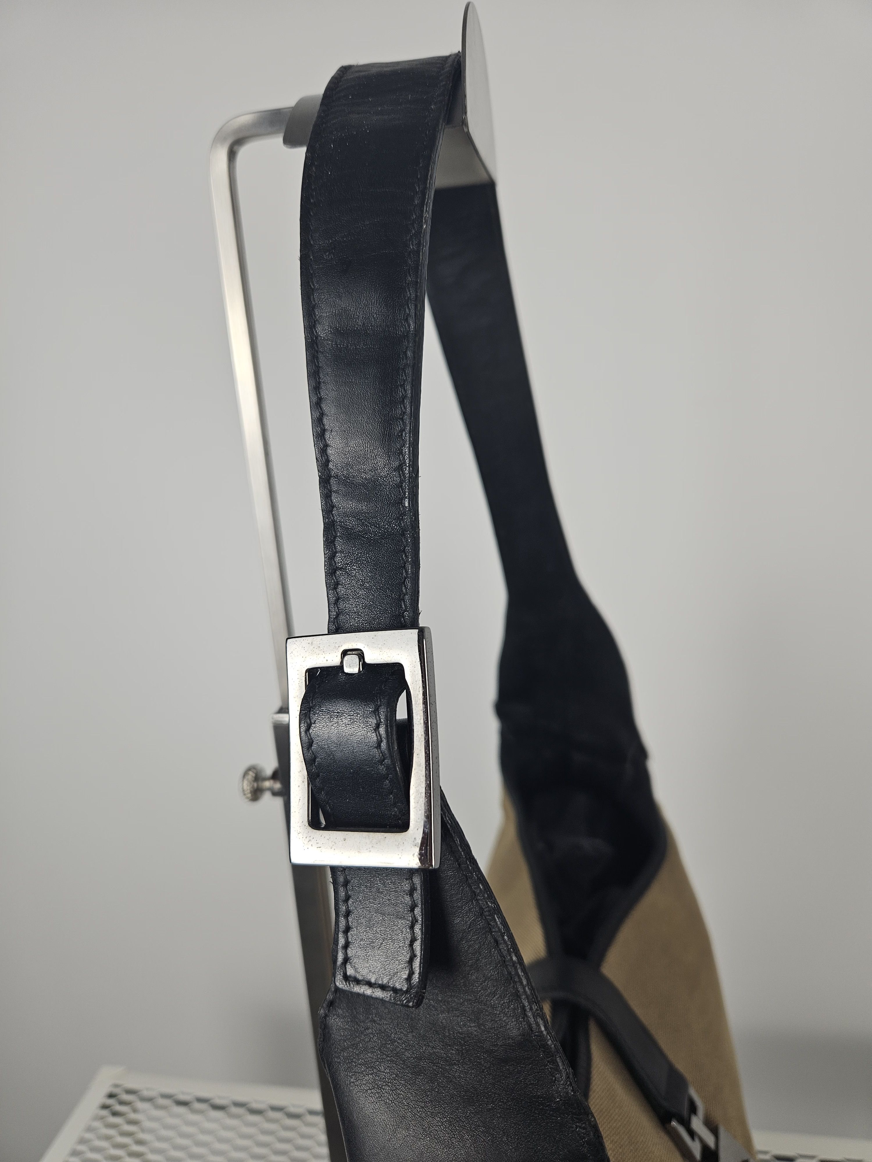 Gucci Vintage y2k Gucci Jackie canvas and leather hobo handbag Size ONE SIZE - 8 Thumbnail