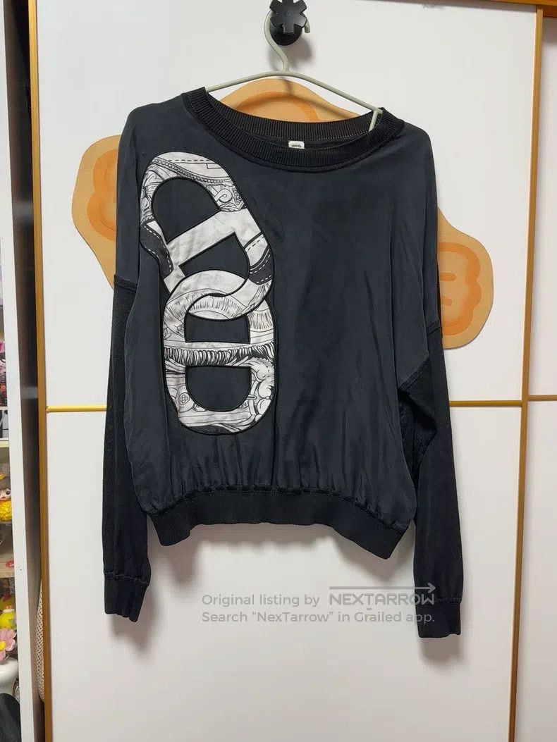 Hermes Hermes Black long sleeve crewneck Size XS / US 0-2 / IT 36-38 - 2 Thumbnail