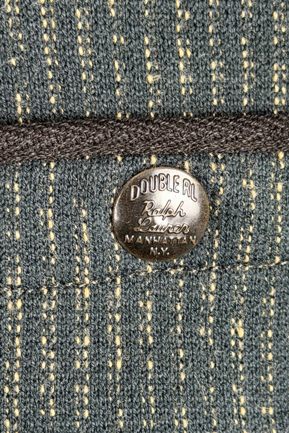 Polo Ralph Lauren 09AW RRL Double RL Shawl Collar Textured Knit Work Jacket Size US M / EU 48-50 / 2 - 8 Thumbnail
