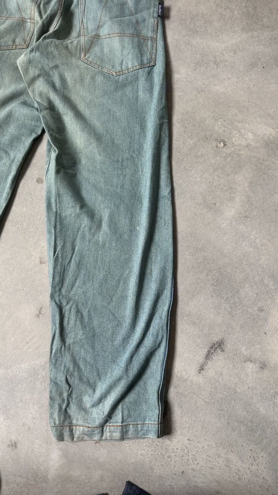 Japanese Brand VINTAGE SHREDDERS BIG BACK POCKET JEANS Size US 34 / EU 50 - 9 Thumbnail